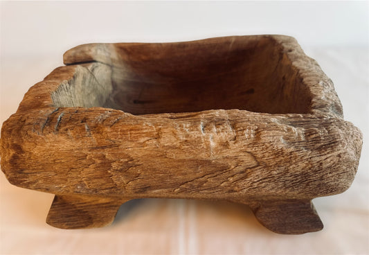 Vintage Wooden Bowl Display Piece