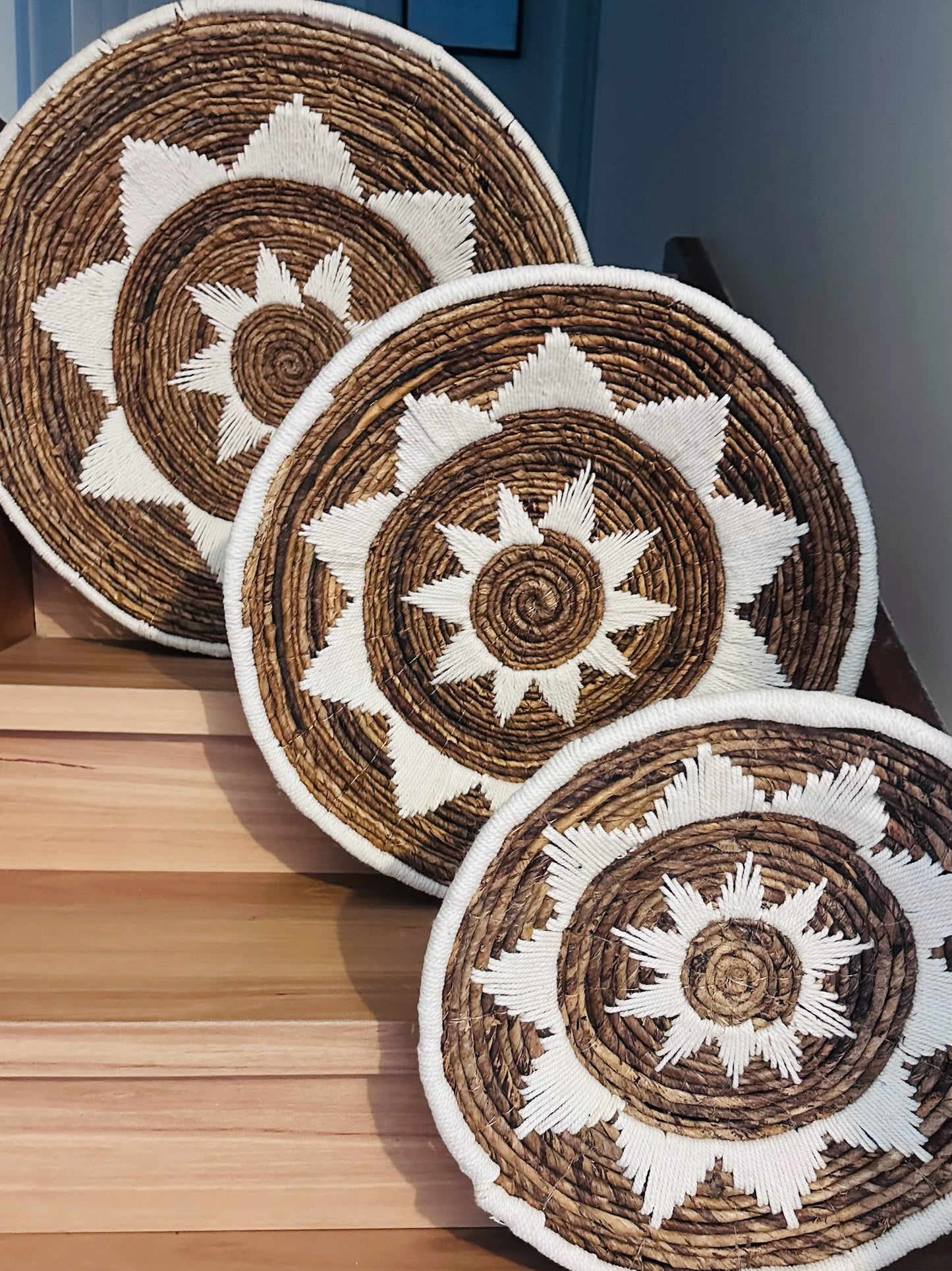 Woven Basket - Set 3 Wall Feature