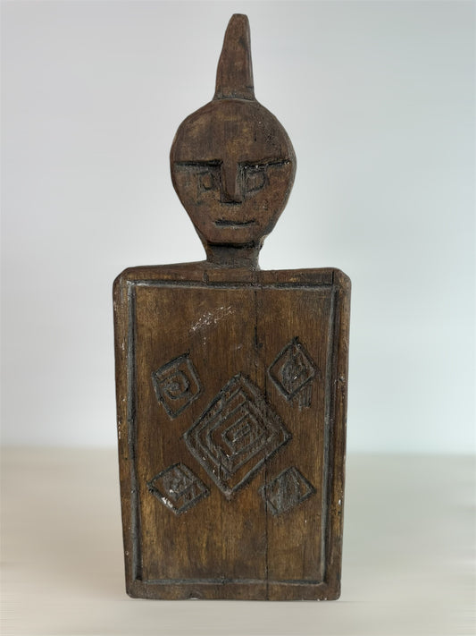 Vintage Hand Carved Tribal Figure 
- #1