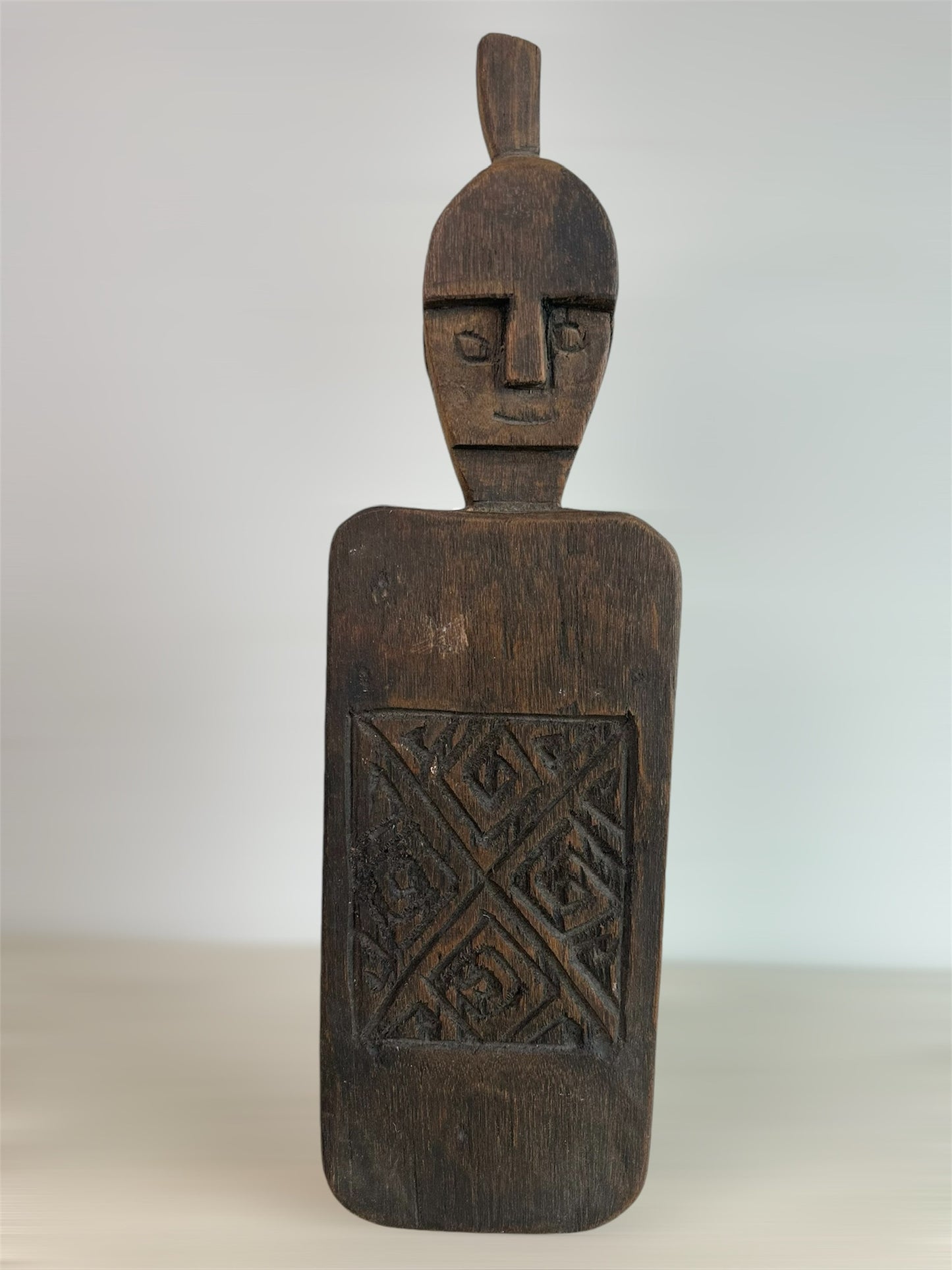 Vintage Hand Carved Tribal Figure  - #3