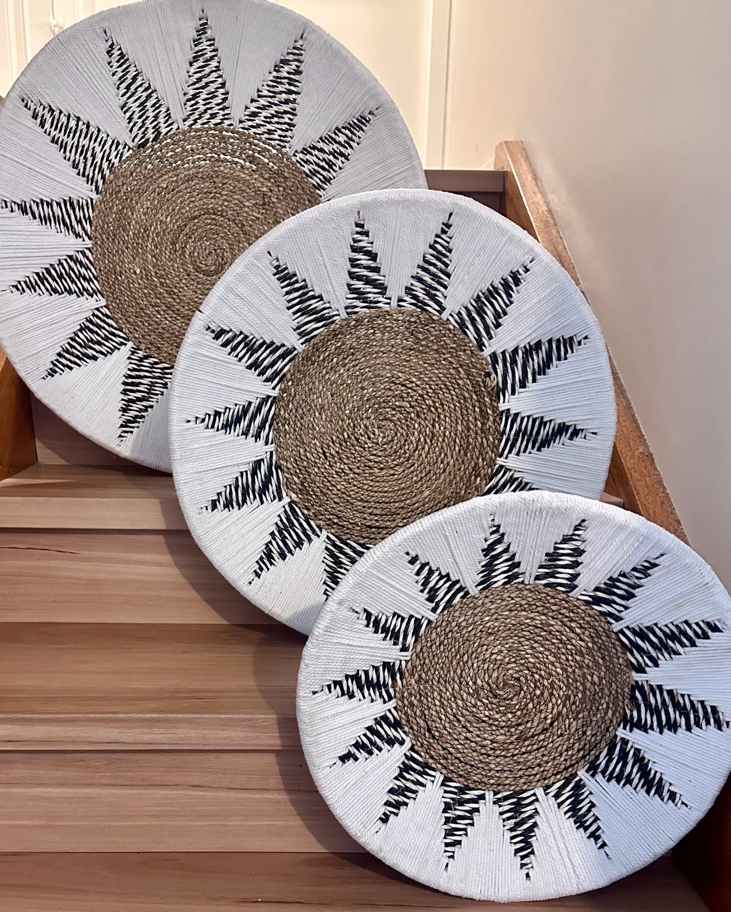 Woven Basket - Set 3 Wall Feature