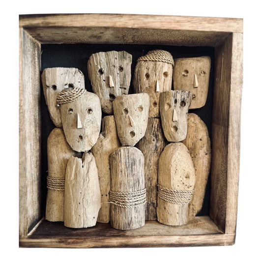 Handcrafted Driftwood Sumba Collage Frame (2)