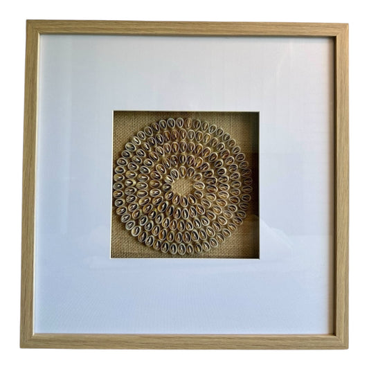 Handmade - Cut Cowrie Shell Mandala