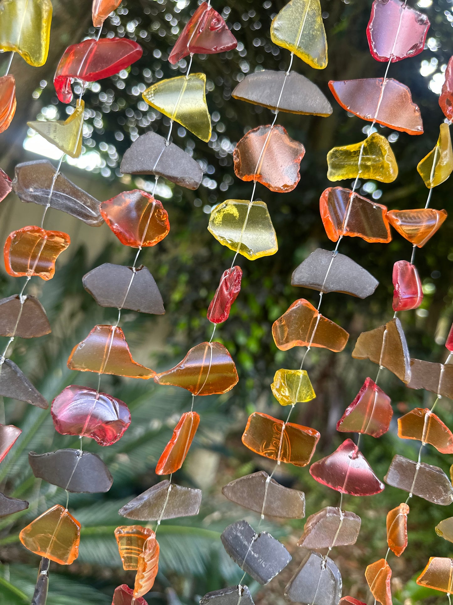 Sea Glass Wind Chime - Rainbow