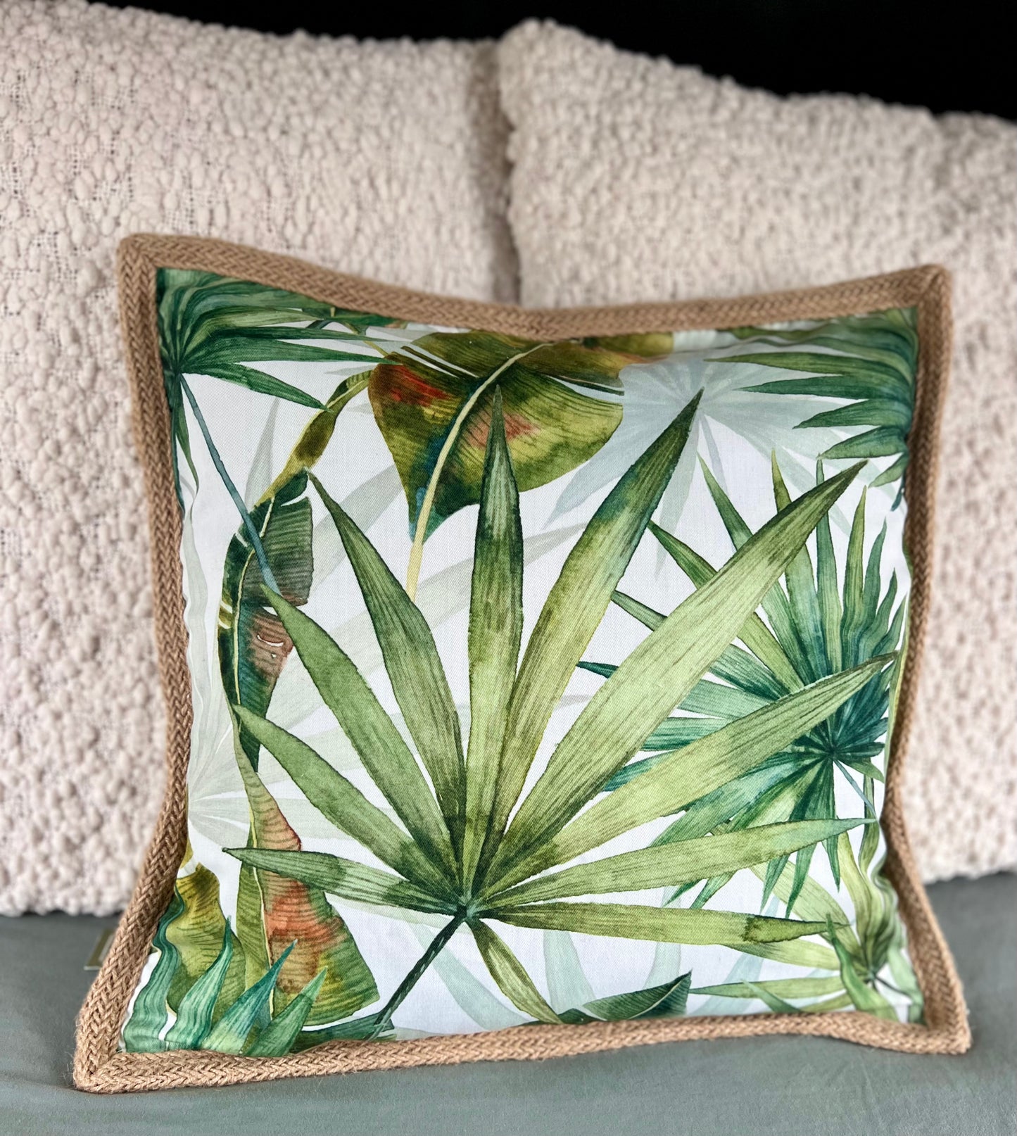 Banana Leaf Palm Cushion