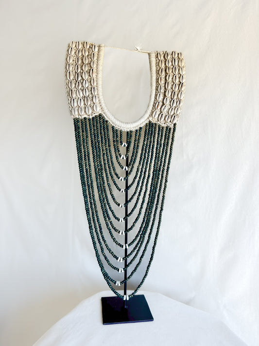 Cassandra Tribal Necklace - Green