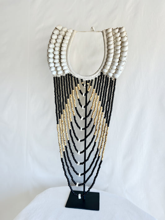 Cassandra Tribal Necklace - Black